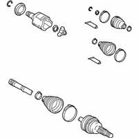 OEM 2008 Toyota Highlander Axle Shaft Assembly - 42340-48070