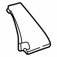 OEM Acura Garnish, Driver Side Center Pillar - 72575-SL0-T01ZZ