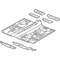 OEM 2004 Acura NSX Panel Set, Front Floor - 04692-SL0-A00ZZ