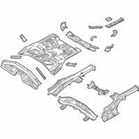 OEM 2020 Hyundai Kona Panel Complete-Rear Floor - 65500-J9100