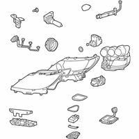 OEM Lexus LS600h Headlamp Assembly, Left - 81150-50580
