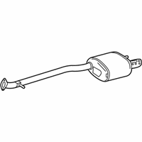 OEM 2017 Lexus IS200t Exhaust Tail Pipe Assembly, Left - 17440-36090