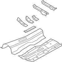OEM 2013 BMW 740i Floor Pan - 41127350734