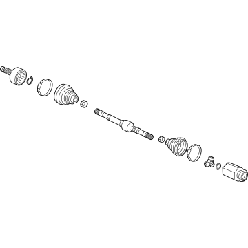 OEM 2022 Honda Civic DRIVESHAFT ASSY-, R - 44305-3K0-H01