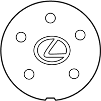 OEM Lexus Ornament Sub-Assy, Wheel Hub - 42603-53010