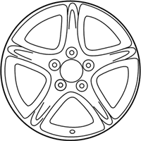 OEM 2001 Lexus IS300 Wheel, Disc - 42611-53450