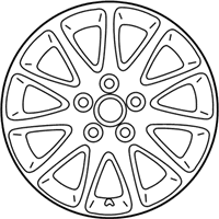 OEM 2002 Lexus IS300 Wheel, Disc - 42611-53061