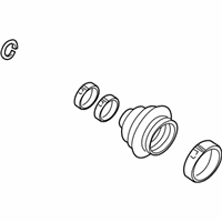 OEM 1999 BMW Z3 Repair Kit Bellows, Exterior - 33-21-9-067-806