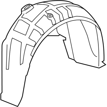 OEM 2022 Cadillac CT5 Wheelhouse Liner - 84809687