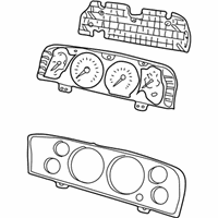 OEM 2005 Dodge Ram 2500 Cluster - 56051101AH