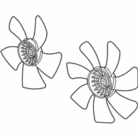 OEM Chevrolet SS Fan Blade - 22762583