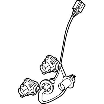 OEM 2021 Hyundai Elantra Holder & Wiring-Rear COMBI, O/S - 92491-AA020