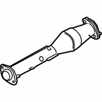 OEM 2004 Nissan Titan Exhaust Tube Assembly, Front Right - 20010-ZH35B