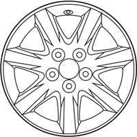 OEM 2010 Toyota Avalon Wheel, Alloy - 42611-AC081