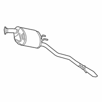 OEM 2021 Honda Clarity Silencer Complete, Exhuast - 18307-TRW-A01