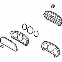 OEM Hyundai Santa Fe Cluster Assembly-Instrument(Mph) - 94001-2B250