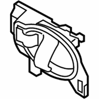 OEM 2014 Nissan Cube Rear Interior Door Handle Assembly, Right - 80670-1FA0B