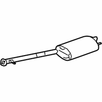 OEM Lexus LS460 Exhaust Tail Pipe Assembly, Left - 17440-38030