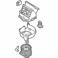 OEM 2010 Chevrolet Aveo Blower Assembly - 96930909