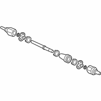 OEM 2005 Honda CR-V Driveshaft Assembly, Passenger Side - 42310-SCA-E21