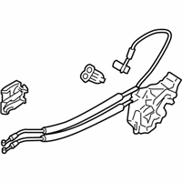 OEM 2013 Kia Optima Rear Door Latch & Actuator Assembly, Left - 814102T500