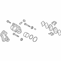 OEM Kia Cadenza Front Brake Assembly, Left - 581103R600