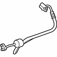 OEM BMW 540i Pressure Hose, Compressor-Condenser - 64-53-9-321-595