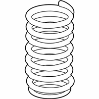 OEM BMW 750i Rear Coil Spring - 33-53-6-786-660