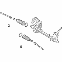 OEM 2018 Ford Fusion Steering Gear - KG9Z3504G
