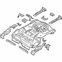 OEM 2014 Ford Escape Floor Pan Assembly - CV6Z-7811215-A