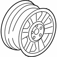 OEM 2011 Honda Ridgeline Disk, Aluminum Wheel (17X7) (1/2J) (Tpms) (Aap St Mary'S) - 42700-SJC-A84