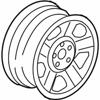 OEM Honda Ridgeline Disk, Wheel (17X7) (1/2J) (Tpms) (Cmwa) - 42700-SJC-A02