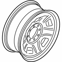 OEM 2021 Ford F-250 Super Duty Wheel, Spare - BC3Z-1015-D