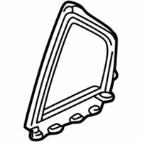 OEM 2005 Honda Civic Seal, R. RR. Door Quarter - 73441-S5D-A01