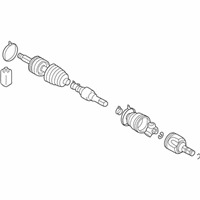 OEM 2004 Dodge Stratus Axle Shaft Front Right - MR196740