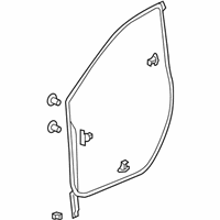 OEM 2018 Honda CR-V Weatherstrip, R. FR. Door - 72310-TLA-A01