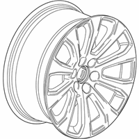 OEM 2020 Chevrolet Silverado 1500 Wheel, Alloy - 84799395