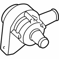 OEM 2001 Saturn L300 Water Pump - 9152407