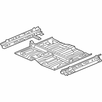 OEM Honda Civic Floor, FR. - 65100-TS8-A00ZZ