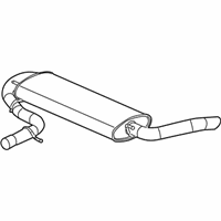 OEM 2005 Saturn Vue Muffler - 15898908