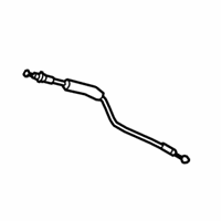 OEM 2018 Toyota C-HR Lock Cable - 69770-10060
