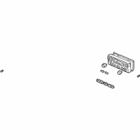 OEM 2003 Acura CL Control Assembly, Automatic Air Conditioner (Chamois Gray No. 3) - 79600-S3M-A51ZA