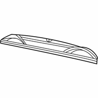 OEM 1997 Mercury Mountaineer Rear Blade - GU2Z-17V528-G