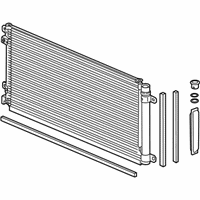 OEM 2021 Honda Civic W-CONDENSER ASSY - 80100-TBC-A02