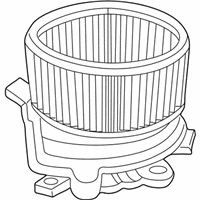 OEM 2001 Chrysler Prowler Motor-Blower With Wheel - 4885326AA