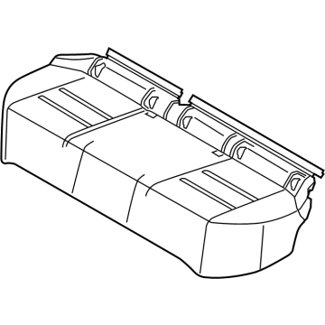 OEM Nissan Rogue Pad-Rear Seat Cushion - 89307-6RE1B