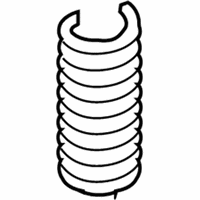OEM 2008 Jeep Commander Front Coil Spring - 52124206AB