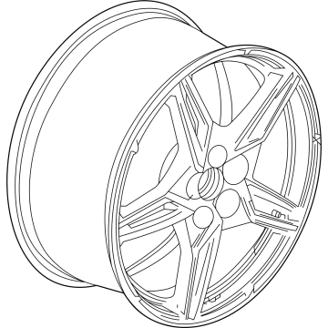 OEM 2021 Chevrolet Corvette Wheel - 84785087