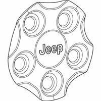 OEM 2021 Jeep Compass Wheel Center Cap - 5VL55RXFAA