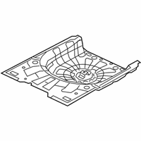 OEM Chrysler 200 Pan-Rear Floor - 68248183AA